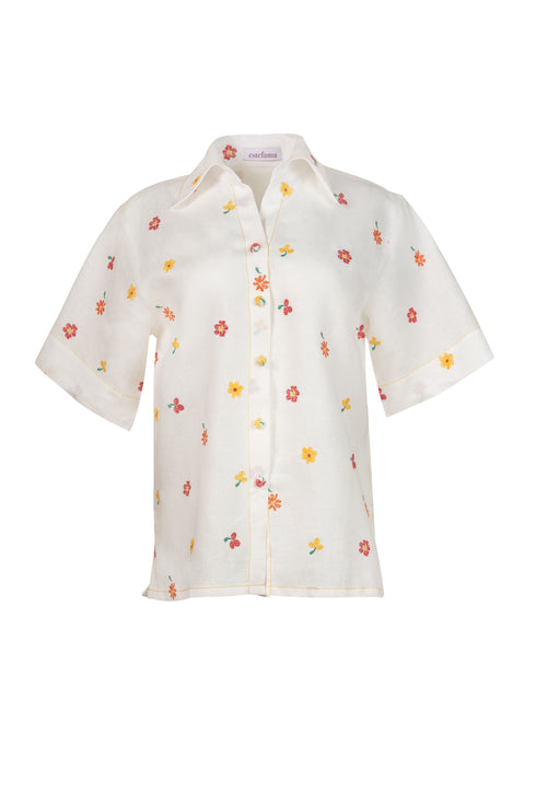 Camisa de Botones Holiday Cherry Tomate